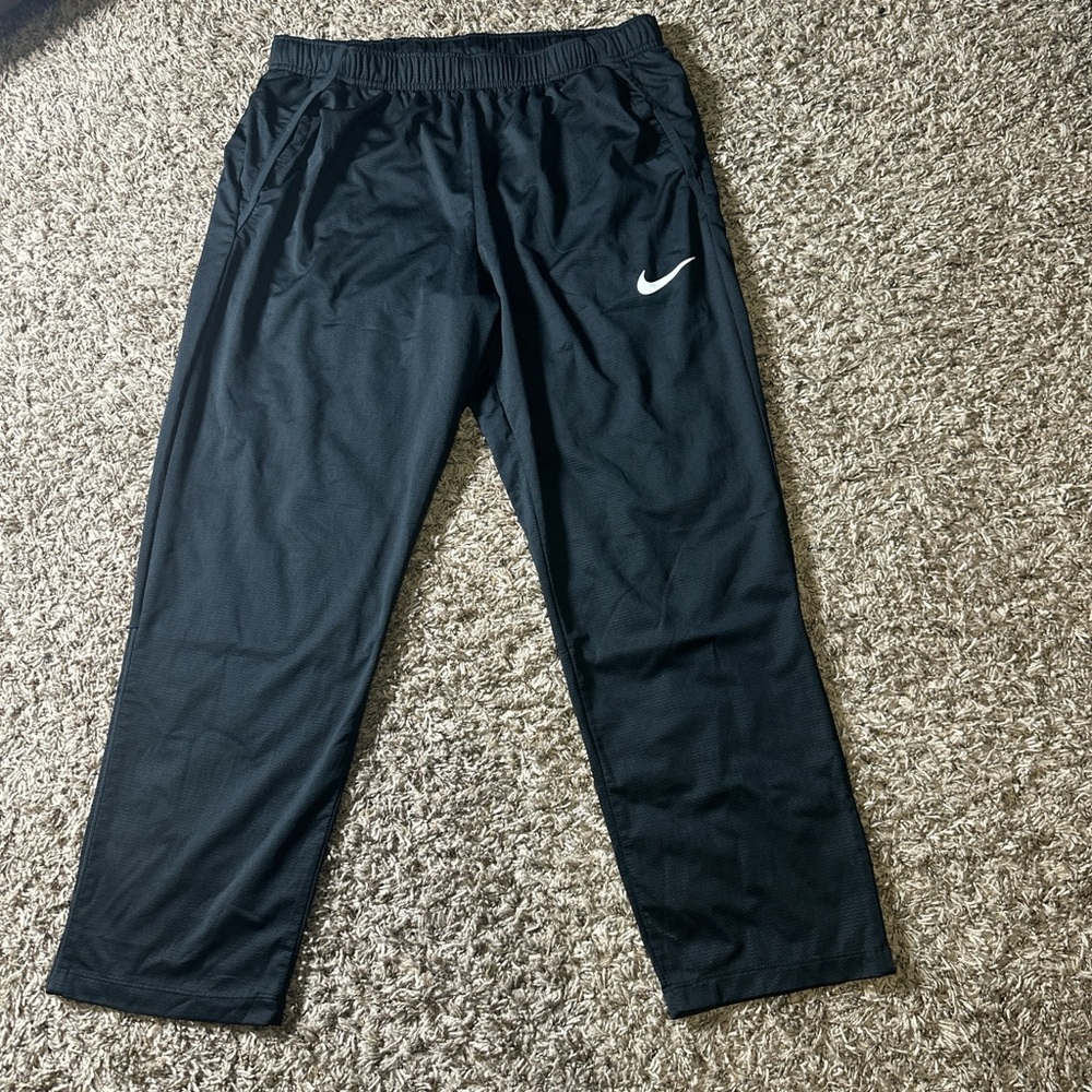 Nike Men’s Black Joggers Track Pants with White Logo Size XXL